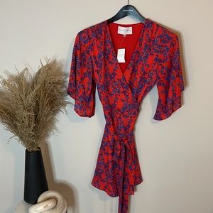 Nordstrom Charles Henry Wrap Dress